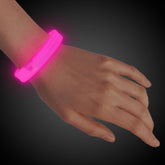 Pink Triple Wide 9" Glow Bracelets