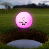 Night Flyer LED Pink Constant-On Golf Ball
