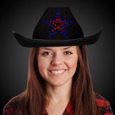 LED Star Cowboy Hat