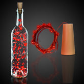 Red LED Cork String Light Set