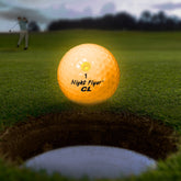 Night Flyer LED Yellow Constant-On Golf Ball