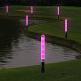 Pink LED Yardage Markers