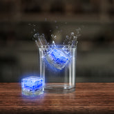 Blue Liquid-Activated LED Ice Cubes