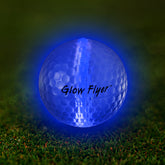 Blue Glow Flyer Golf Ball