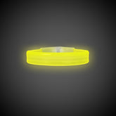 Yellow Triple Wide 9" Glow Bracelets