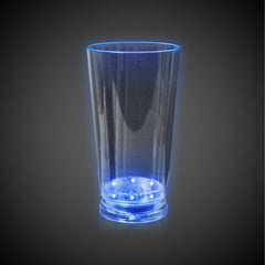 LED Blue 16 oz. Pint Glass