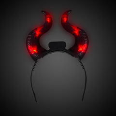 LED Devil Horns Headband