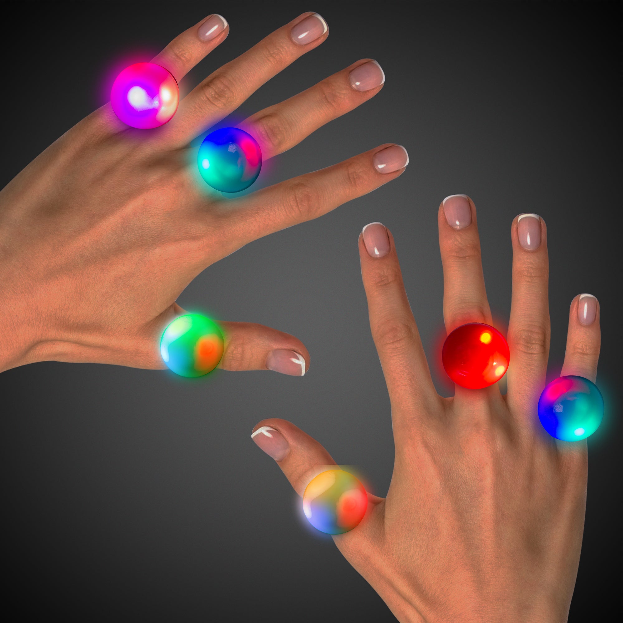 LED Jelly Rings- Unit of 24 – Night Flyer Golf