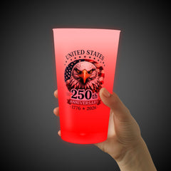 250th Anniversary Red LED 16 oz. Cup