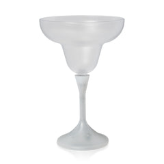 LED 10 oz Margarita Glass White Stem