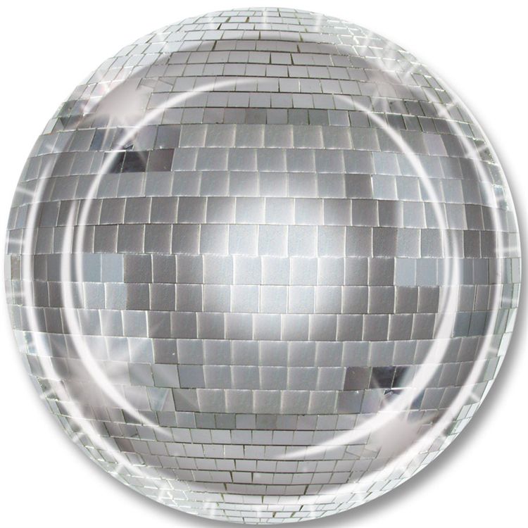 Disco Ball 9" Plates