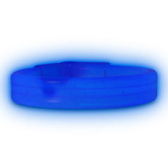 Blue Triple Wide 9" Glow Bracelets