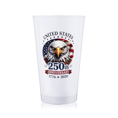 250th Anniversary Red LED 16 oz. Cup