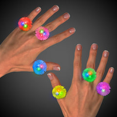LED Porcupine Jelly Rings