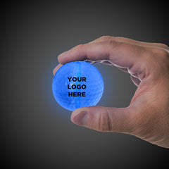 Blue Glow Flyer Golf Ball