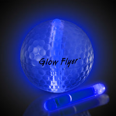 Blue Glow Flyer Golf Ball