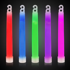 Assorted Color 6" Premium Glow Sticks