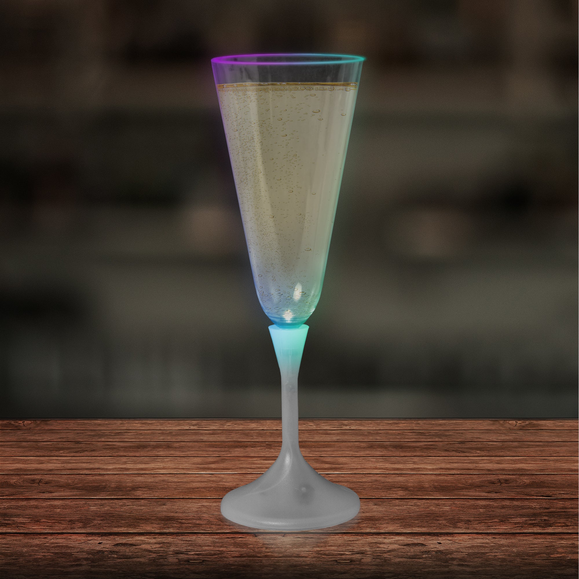 LED Light Up Champagne Glass (7 oz ) Windy City Novelties Night LED Light Up Champagne Glass (7 oz ) Windy City Novelties Night
