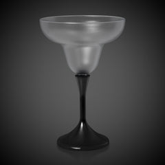 LED 10 oz. Margarita Glass Black Stem
