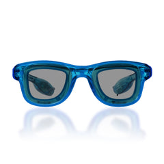 Blue LED Retro Sunglasses