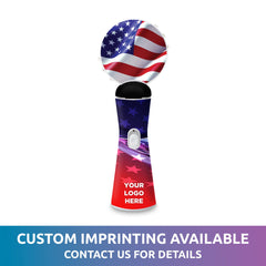 LED American Flag Coin Spinner Wand