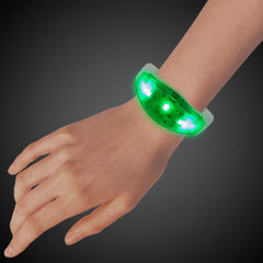 LED Green Stretchy Bangle Bracelet