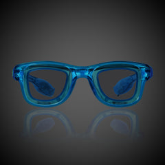 Blue LED Retro Sunglasses
