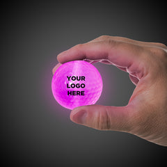 Pink Glow Flyer Golf Ball