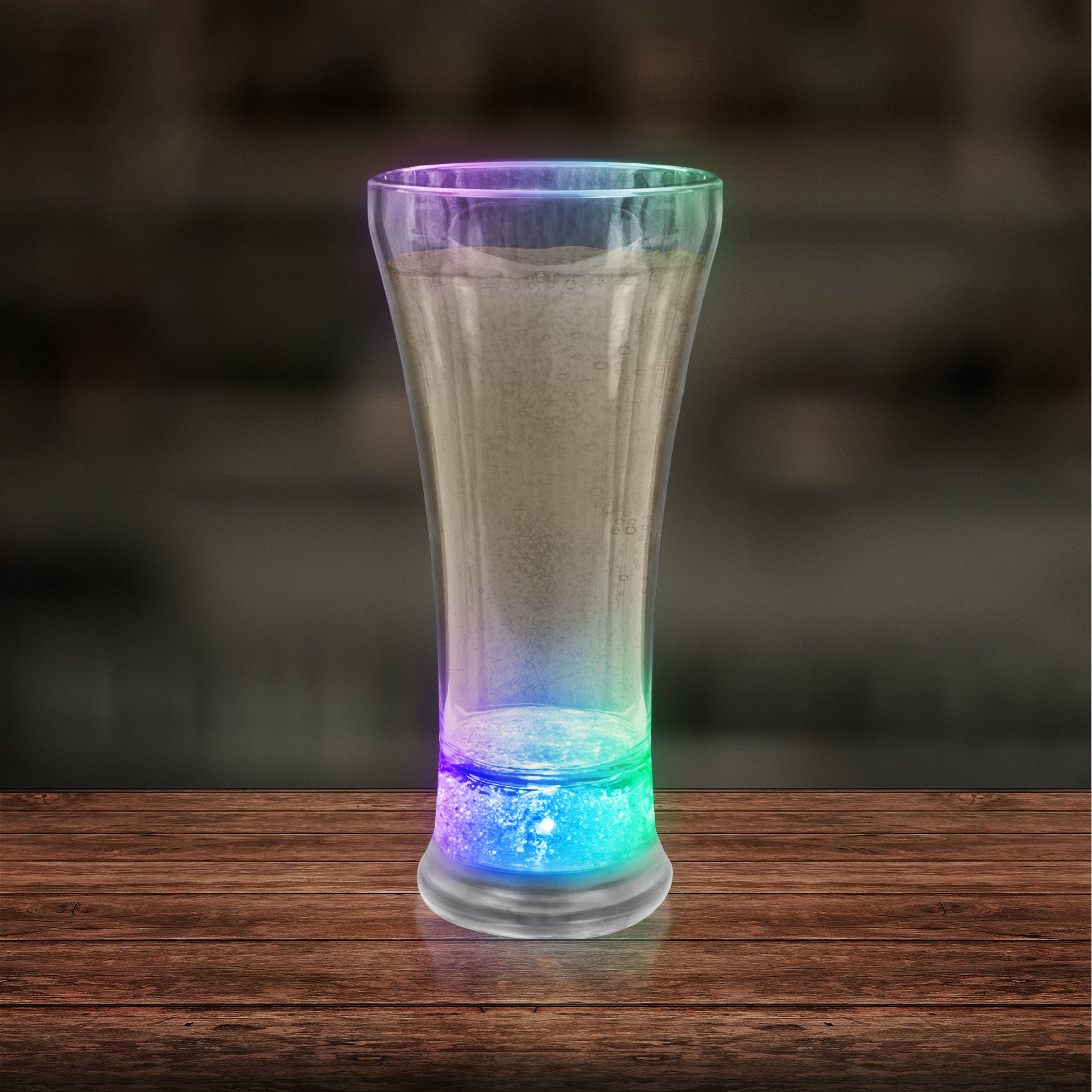 Led Liquid Glass For LED Pilsner 14 oz Glass – Night Flyer Golf