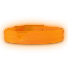 Orange Triple Wide 9" Glow Bracelets