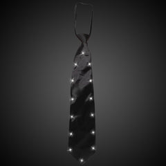 LED Black Necktie