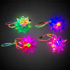 LED Crystal Star Necklaces