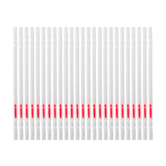 Pink 9" Glow Motion Straws