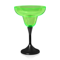 Neon Green LED 10 oz. Margarita Glass