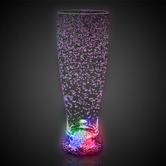 LED Bubble 24 oz. Pilsner Glass