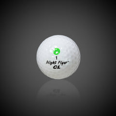 Night Flyer LED Green Constant-On Golf Ball