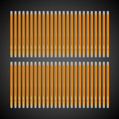 Orange Glow 5" Swizzle Sticks