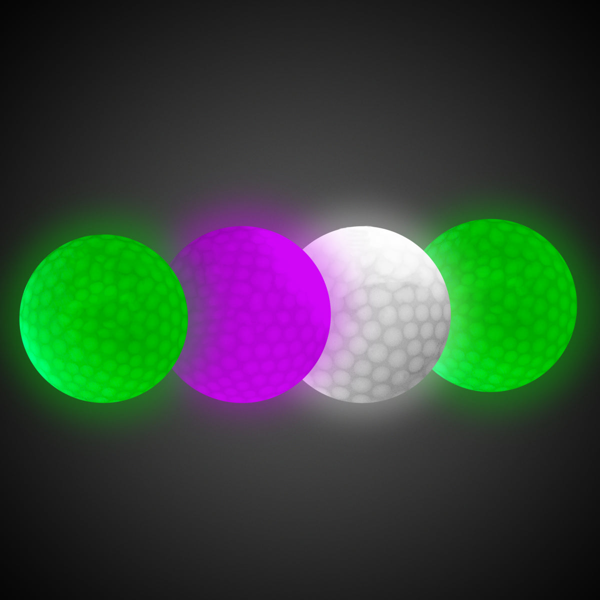 Assorted Color Novelty LED Golf Balls