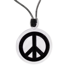 LED Peace Sign Necklace