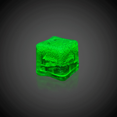 Neon Green LED Ice Cubes