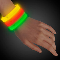 Assorted Triple Wide 9" Glow Bracelets