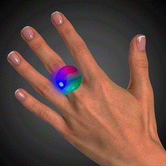 White LED Jelly Rings
