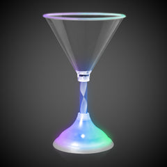 LED 7 oz. Martini Glass