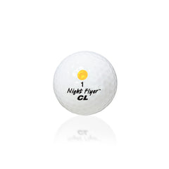 Night Flyer LED Yellow Constant-On Golf Ball