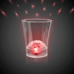 LED Disco Ball 8 oz. Rocks Glass