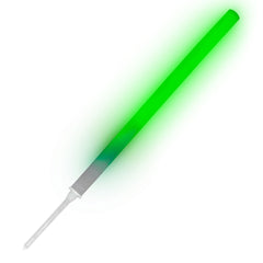 Green 10" Glow Sticks With Spikes