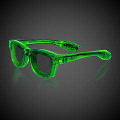 Green LED Retro Sunglasses