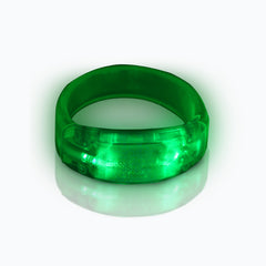 Green LED Bangle Bracelet