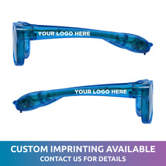 Blue LED Retro Sunglasses