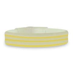 Yellow Triple Wide 9" Glow Bracelets